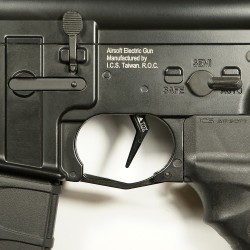 Hliníková CNC SPEED spoušť pro M4/M16 - TYPE A, černá