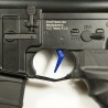 Hliníková CNC SPEED spoušť pro M4/M16 - TYPE A, modrá