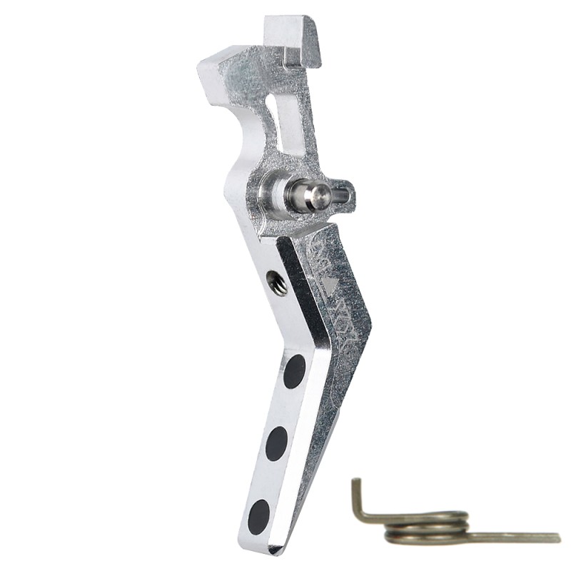 Hliníková CNC SPEED spoušť pro M4/M16 - TYPE A, stříbrná