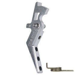 Hliníková CNC SPEED spoušť pro M4/M16 - TYPE A, stříbrná