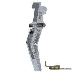 Hliníková CNC SPEED spoušť pro M4/M16 - TYPE A, stříbrná