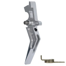 Hliníková CNC SPEED spoušť pro M4/M16 - TYPE A, stříbrná