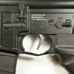 Hliníková CNC SPEED spoušť pro M4/M16 - TYPE A, stříbrná