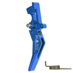 Hliníková CNC SPEED spoušť pro M4/M16 - TYPE B, modrá