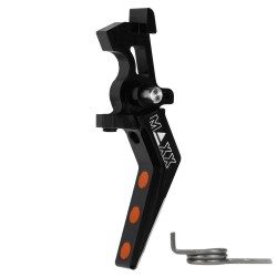 CNC Aluminum Advanced Trigger (Style A) (Black) for M16 AEG Series