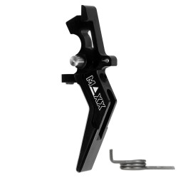 CNC Aluminum Advanced Trigger (Style A) (Black) for M16 AEG Series