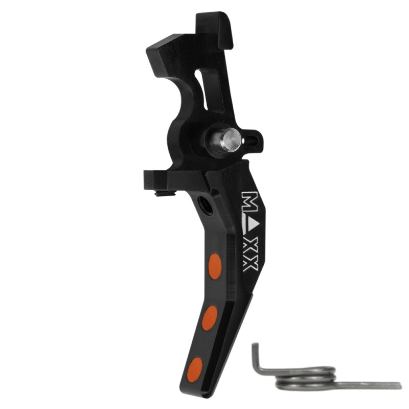 Hliníková CNC Advanced spoušť pro M4/M16 - TYPE C, černá