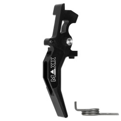 Hliníková CNC Advanced spoušť pro M4/M16 - TYPE C, černá