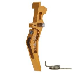 CNC Aluminum Advanced Speed Trigger (Style B) (Dark Earth) for M16 AEG Series