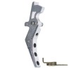 Hliníková CNC SPEED spoušť pro M4/M16 - TYPE B, stříbrná