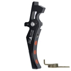 CNC Aluminum Advanced Speed Trigger (Style D) (Black) for M16 AEG Series