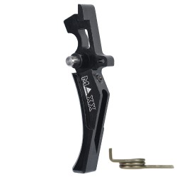 CNC Aluminum Advanced Speed Trigger (Style D) (Black) for M16 AEG Series