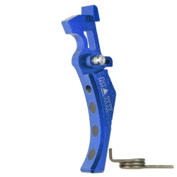 CNC Aluminum Advanced Speed Trigger (Style D) (Blue) for M16 AEG Series