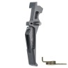 Hliníková CNC SPEED spoušť pro M4/M16 - TYPE E, titanová