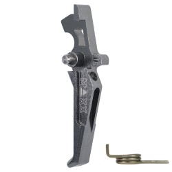 Hliníková CNC SPEED spoušť pro M4/M16 - TYPE E, titanová