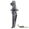 Hliníková CNC SPEED spoušť pro M4/M16 - TYPE E, titanová