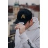 Retro Trucker Kšiltovka ANAREUS Spider logo žluté - Multicam BLACK®