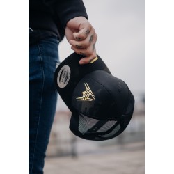 Retro Trucker Kšiltovka ANAREUS Spider logo žluté - Multicam BLACK®