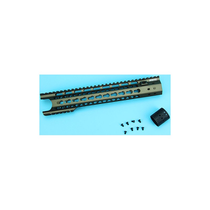 Předpažbí CNC MOTS 12,5" Keymod - pískové