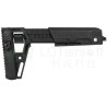 LCT LCK-19 Telescoping Folding AK Stock – Black | ANAREUS