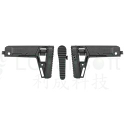 LCT LCK-19 Telescoping Folding AK Stock – Black | ANAREUS