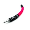 IGL HPA - QD male + 1/8NPT - 20cm hose with holster -  pink highlighter
