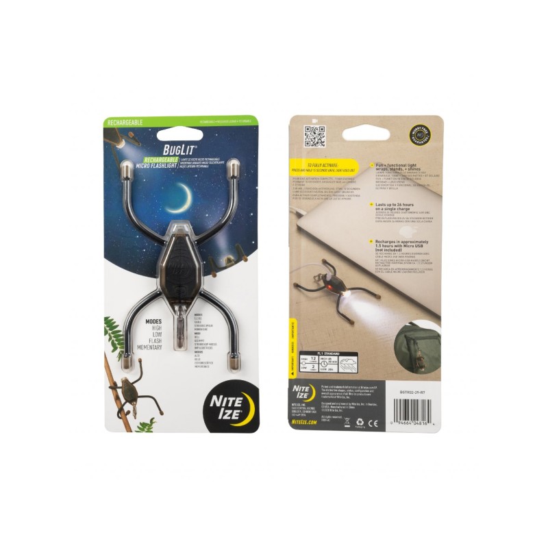Nabíjecí Mikro svítilna Nite Ize Buglit® - Coyote Black