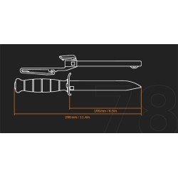 Nůž GLOCK Field Knife 78 - černý