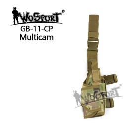 WoSporT univerzálne stehenné púzdro TORNADO, pre pravákov – Multicam 