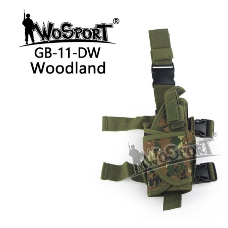 WoSporT stehenní pouzdro TORNADO, pro praváky – Digital Woodland