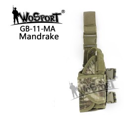WoSporT Universal Leg Holster TORNADO, Right-Handed – Kryptek Mandrake
