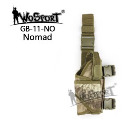 WoSporT Universal Leg Holster TORNADO, Right-Handed – Kryptek Nomad