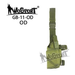 WoSporT Universal Leg Holster TORNADO, Right-Handed (OD) ANAREUS