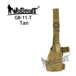 WoSporT Universal Leg Holster TORNADO, Right-Handed | ANAREUS
