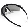 WST Shooting Glasses MA-69, Smoke Visor – Black