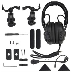 WST taktický aktivní headset Gen5 AMP TYPE – Zelená