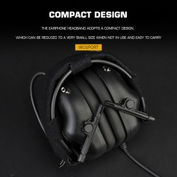 WST taktický aktivní headset Gen5 AMP TYPE – Zelená
