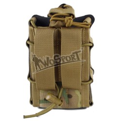 WST MOLLE DOUBLE BAG Pouch for 2 Rifle Magazines – Green
