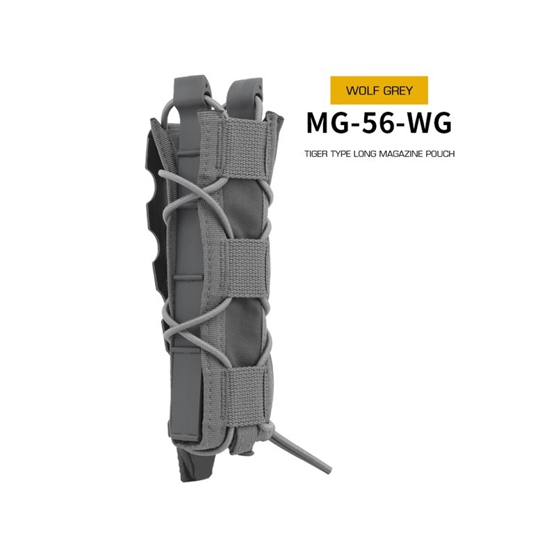 WST MOLLE sumka TIGER na SMG zásobník – Šedá