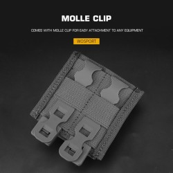 WST MOLLE sumka FAST na zásobník 5.56 (M4), krátká – Wolf Grey