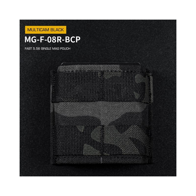 WST MOLLE sumka FAST na zásobník 5.56 (M4), krátká – MC Black