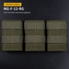 WST MOLLE sumka FAST na 3 zásobníky 5.56 (M4) – Ranger Green