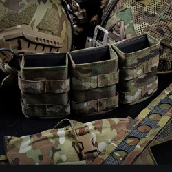 WST FAST Type 5.56 (M4) Triple Magazine MOLLE Pouch – MC