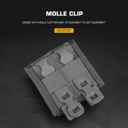WST MOLLE sumka FAST na zásobník 7.62 (DMR) – Sivá