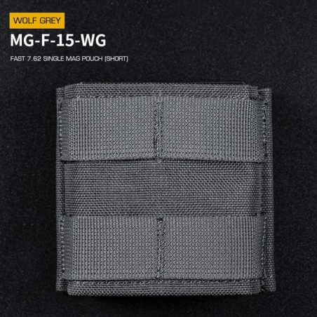 WST MOLLE sumka FAST na zásobník 7.62 (DMR) – Sivá