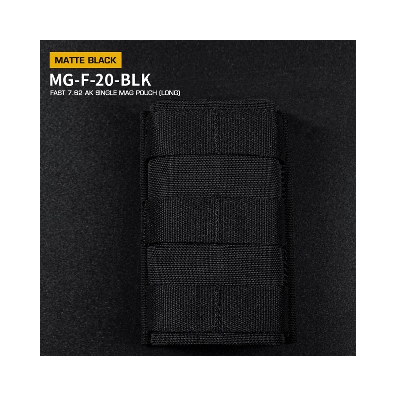 WST MOLLE sumka FAST na zásobník 7.62 (AK), dlhá – Čierna