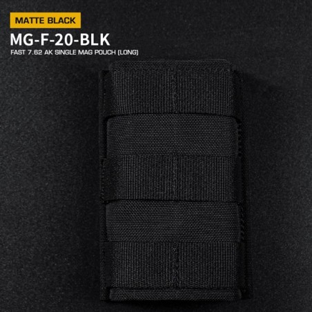 WST MOLLE sumka FAST na zásobník 7.62 (AK), dlhá – Čierna