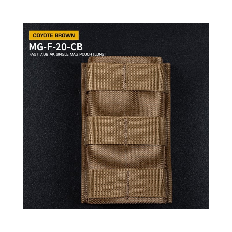 WST MOLLE sumka FAST na zásobník 7.62 (AK), dlhá – Coyote