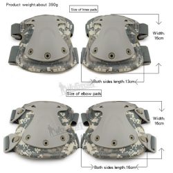 WST KING KONG QD Protective Pads Gear Set – ACU