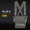 WoSporT taktický chest rig D3TMVS – Sivá | ANAREUS